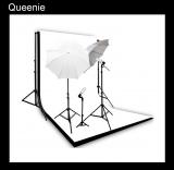 Umbrella Continuous Lighting Kit with Backdrop Support System